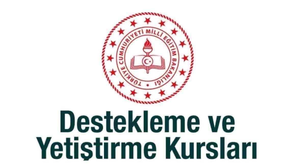 2025-2026 EĞİTİM ÖĞRETİM YILI DESTEKLEME YETİŞTİRME KURSLARI